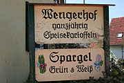 Spargelhof Wenger: auf dem Weengerhof gibt es saisonal Spargel und ganzjährig Speisekartoffeln aus eigenem Anbau (Fotos.Martin Schmitz)